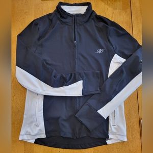 NORDICTRACK COAT/JACKET ADULT SZ M BLK/WHITE EXCELLENT CONDITION